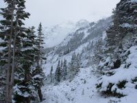 A wintery day in Glacier